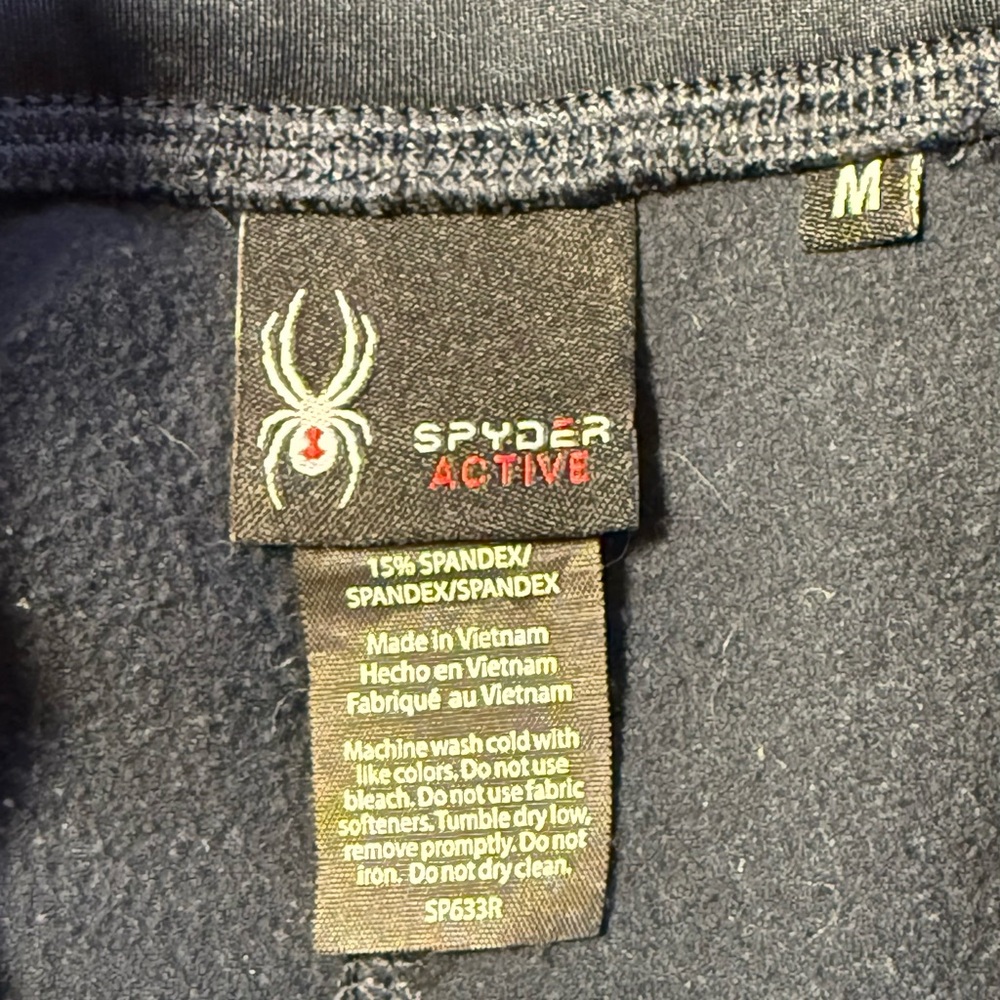 Spyder Active Dark Blue Performance Leggings Size… - image 2